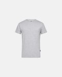 T-shirt O-neck, Bambusviskose, Lys grå melange