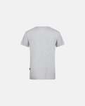 T-shirt O-neck, Bambusviskose, Lys grå melange