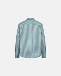 Skjorte 'davis' | 100% Bomuld | Grøn m. striber -Resteröds