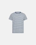 T-shirt, Bambusviskose, Blå stribet