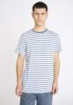 T-shirt, Bambusviskose, Blå stribet