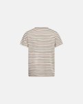 T-shirt 'o-neck' | Bambusviskose | Stribet brun -Resteröds