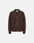 Cardigan "chen" | Bomuld | Brun -Resteröds
