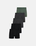 Gunnar tights, 5-pak, Økologisk bomuld, Multifarvet