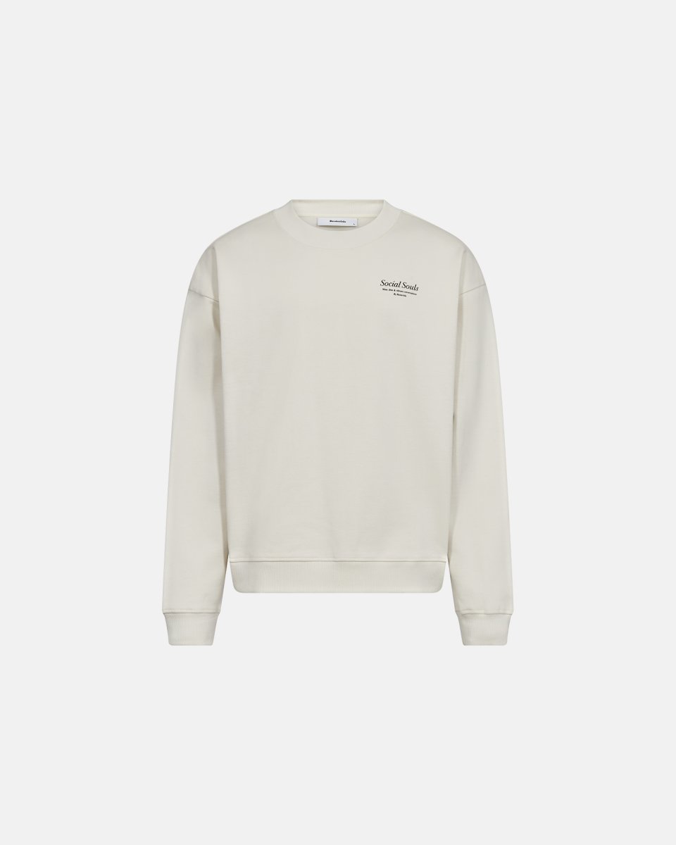 Resteröds Drake sweatshirt | 100% bomuld | Off white - S