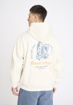 Hoodie m. backprint "jay" | 100% bomuld | Off white -Resteröds