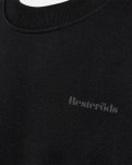 Sweatshirt crewneck "drake" | 100% bomuld | Sort m. backprint -Resteröds