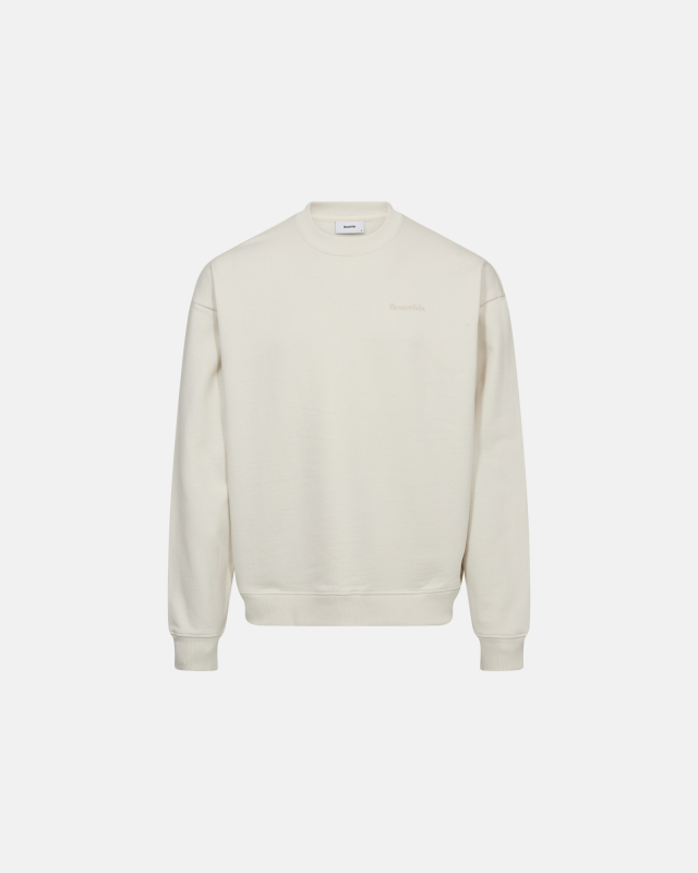 Sweatshirt crewneck "drake" | 100% bomuld | Off white m. backprint