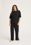 Oversized Tee | Bambusviskose | Sort -JBS of Denmark Women