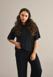 Oversized Tee | Bambusviskose | Sort -JBS of Denmark Women