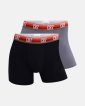 CR7 “Valentine” 2-pak Trunks | Bomuld | Grå/Sort - CR7