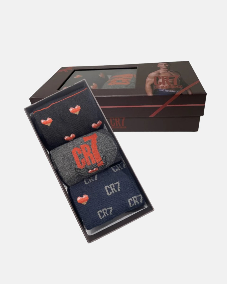 CR7 CR7 “Valentine” 3-pak sokker | Bomuld | Gaveæske - 40-46
