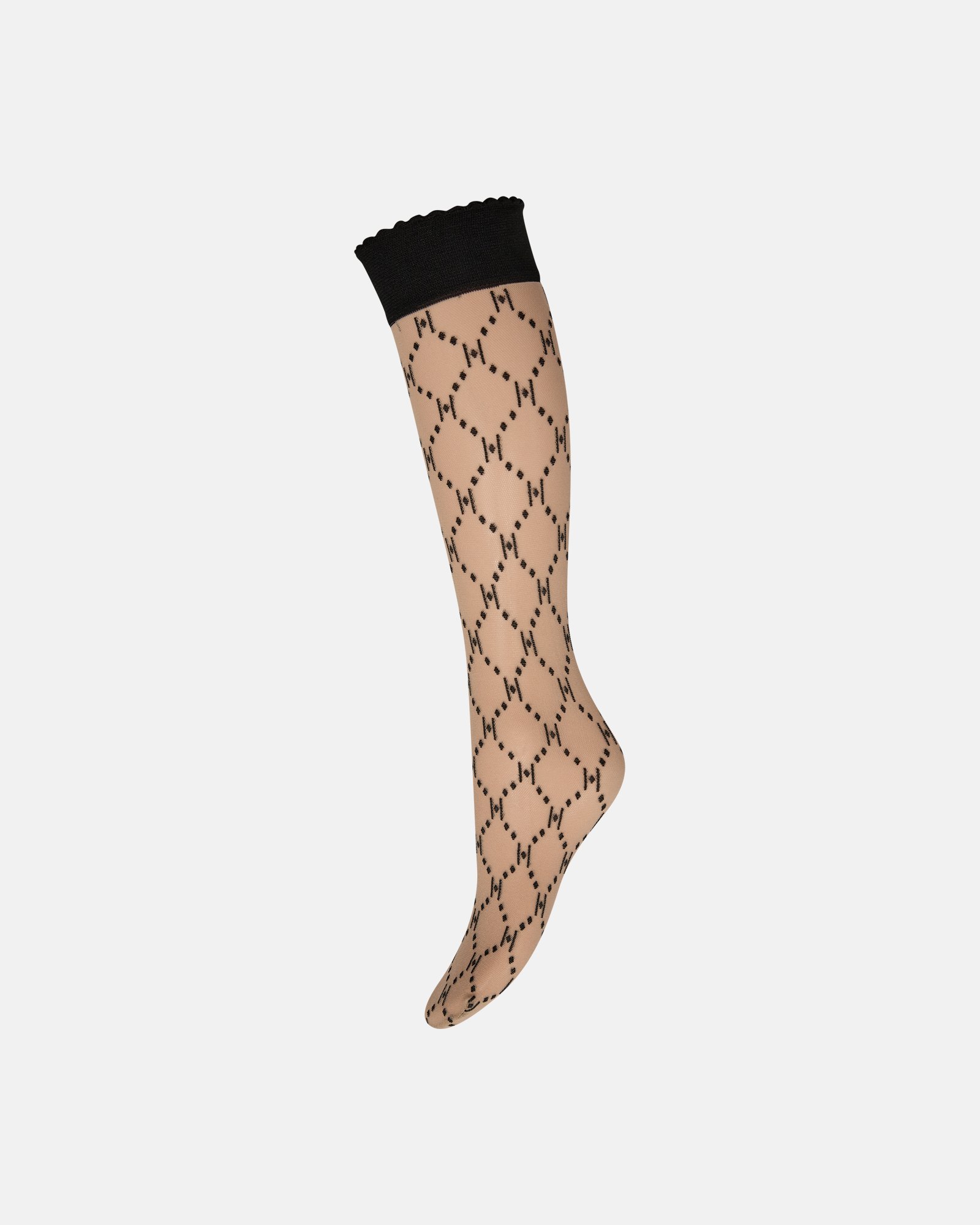 Strømper "Knee high" | Polyamid | Sort
