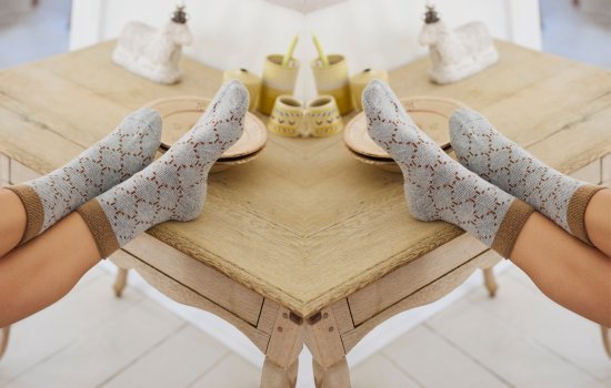 Glimmerstrømper til kvinder