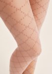 Strømpebukser "Logo" | 25 denier | Beige -Hype the Detail