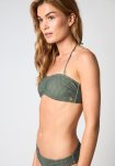 Bikinitop "Bandeau" | Polyamid | Grøn -Hype the Detail