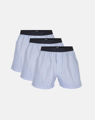 Boxershorts 3-pak | 100% bomuld | Lysblå -JBS