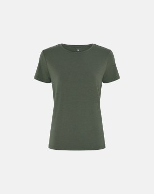 T-shirt, Bambusviskose, Grøn