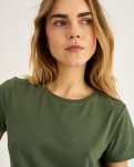 T-shirt |  Bambusviskose | Grøn -JBS of Denmark Women