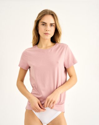 T-shirt |  Bambusviskose | Rosa -JBS of Denmark Women