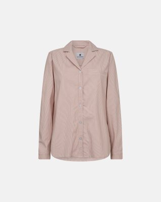Pyjamasskjorte, Bambusviskose, Fersken