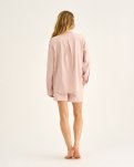 Pyjamasskjorte, Bambusviskose, Fersken