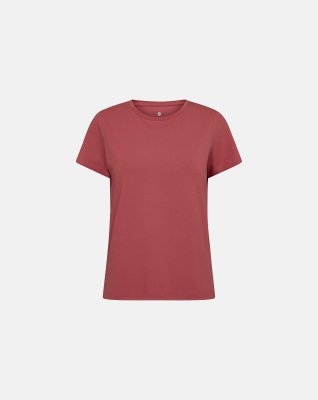 T-shirt, Bambusviskose, Rød