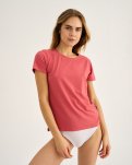 T-shirt |  Bambusviskose | Rød -JBS of Denmark Women