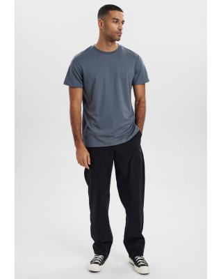 T-shirt "o-neck" | Bambusviskose | Grå -Resteröds