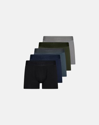 Tights 'gunnar' 5-pak, Bambusviskose, Multifarvet
