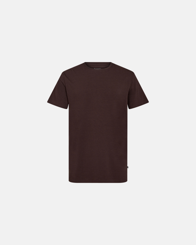 T-shirt | Bambusviskose | Brun