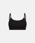 BH-top m. support, Bambusviskose, Sort