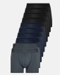 Gunnar tights, 10-pak | Økologisk bomuld | Sort/blå/grå - Resteröds