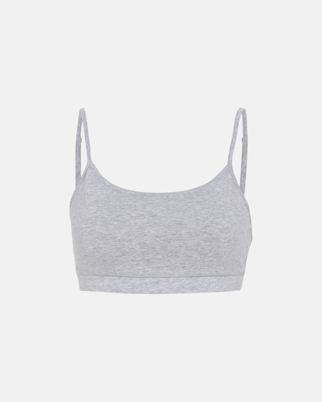 BH-top | Bambusviskose | Grå