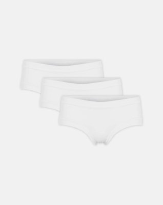 Hipster 3-pak |  Bambusviskose | Hvid -JBS of Denmark Women