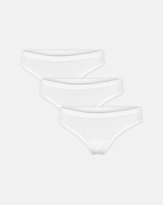 String 3-pak| Bambusviskose | Hvid -JBS of Denmark Women