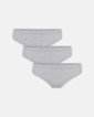 String 3-pak| Økologisk Bambusviskose | Grå - JBS of Denmark Women