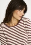 Rib trøje | Bambusviskose | Rosa stribet -JBS of Denmark Women