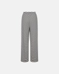 Rib bukser m. lige ben | Bambusviskose | Blåstribet -JBS of Denmark Women
