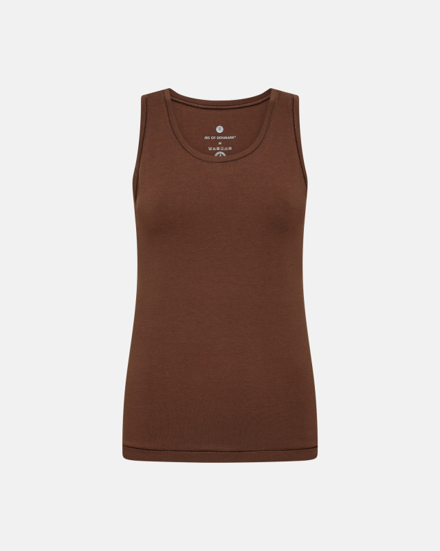 Tanktop | Bambusviskose | Brun