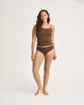 Stroptop |  Bambusviskose | Brun -JBS of Denmark Women
