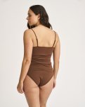 Stroptop |  Bambusviskose | Brun -JBS of Denmark Women