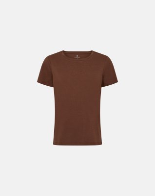 T-shirt, Bambusviskose, Brun