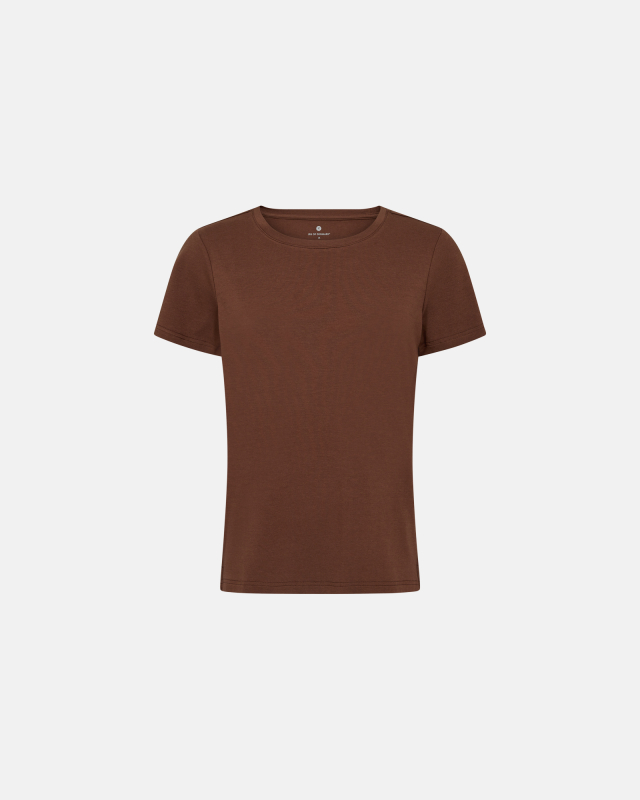 T-shirt | Bambusviskose | Brun