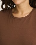 T-shirt, Bambusviskose, Brun