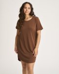 Big shirt, Bambusviskose, Brun