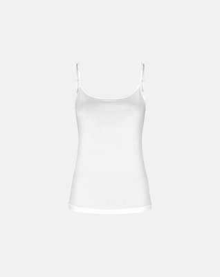 Stroptop |  Bambusviskose | Hvid -JBS of Denmark Women