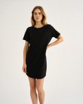 Big shirt, Bambusviskose, Sort