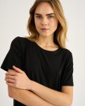 Big shirt, Bambusviskose, Sort