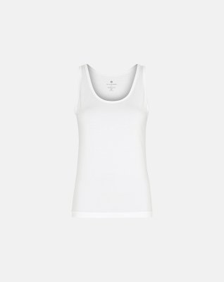 Tanktop, Bambusviskose, Hvid